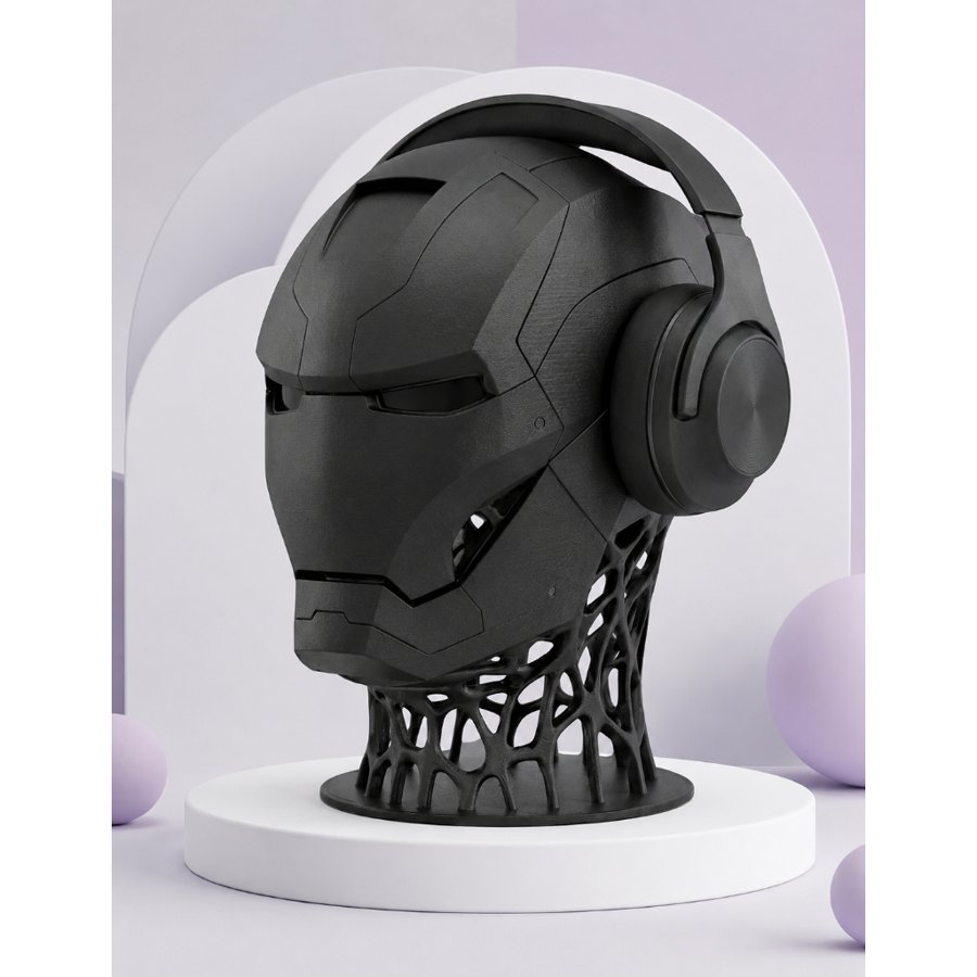 Suporte para Headset – Homem de Ferro, Batman, Deadpool, Homem Aranha ou Venom