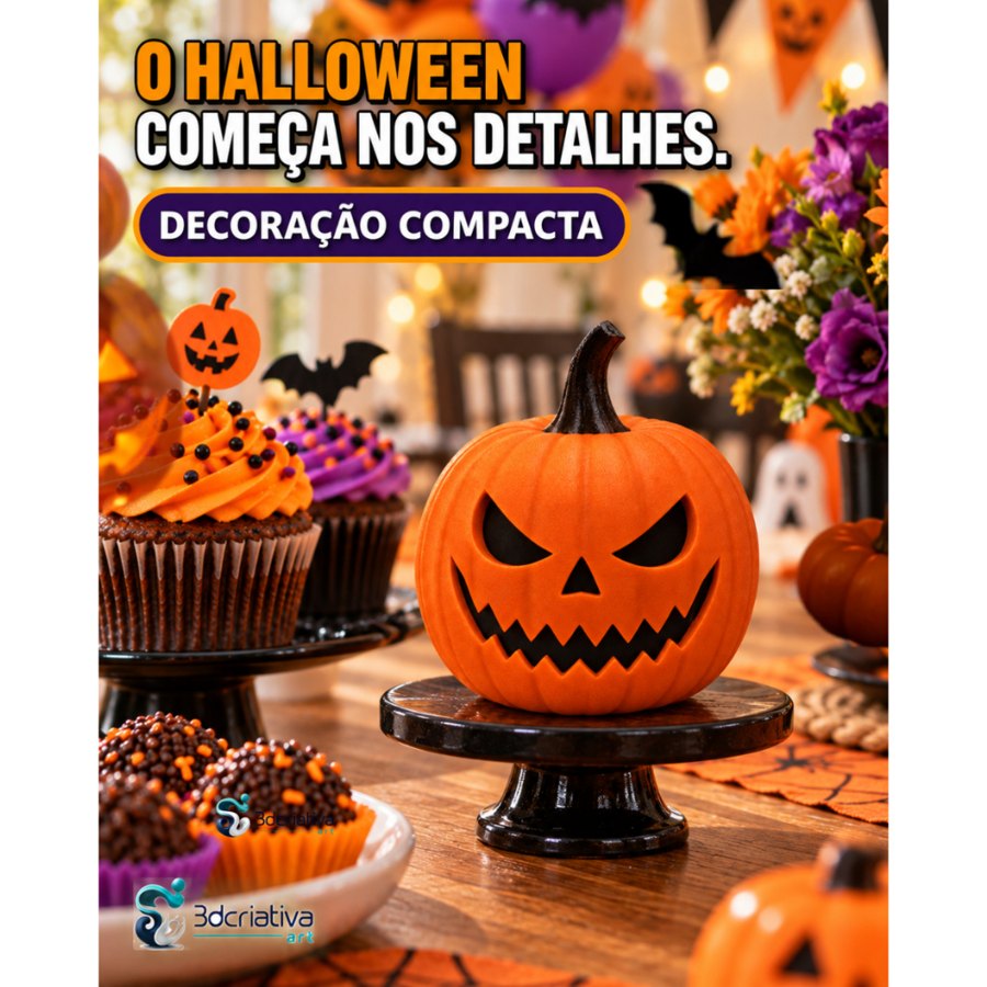 Abóbora Assustadora Halloween – Decoração