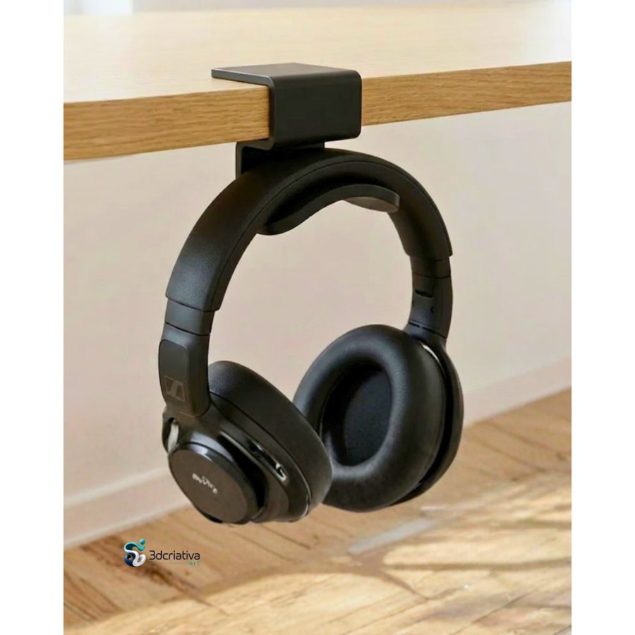Suporte para Headset e Headphone de Encaixe na Mesa