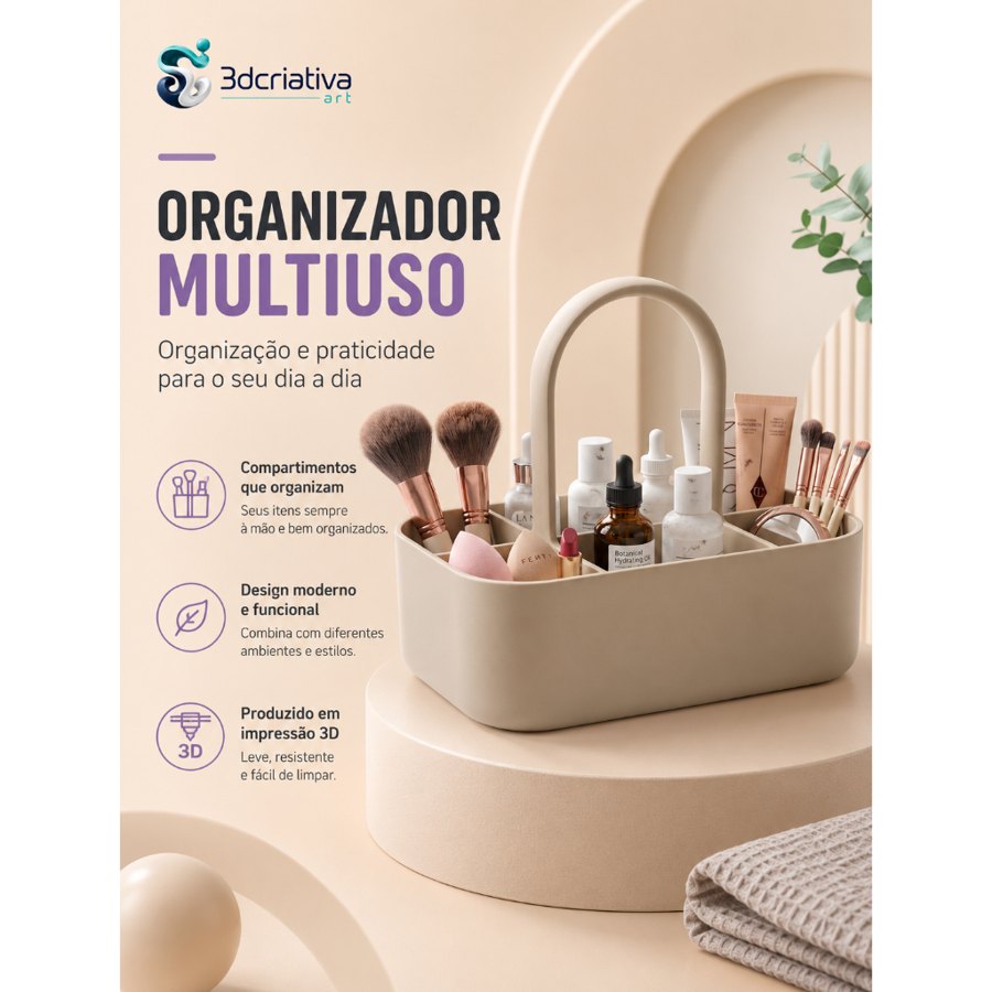 Organizador Multiuso com Alça
